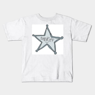 Sheriff badge Kids T-Shirt